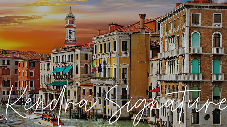 Kendra Signature Font