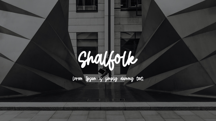 Shalfolk Font