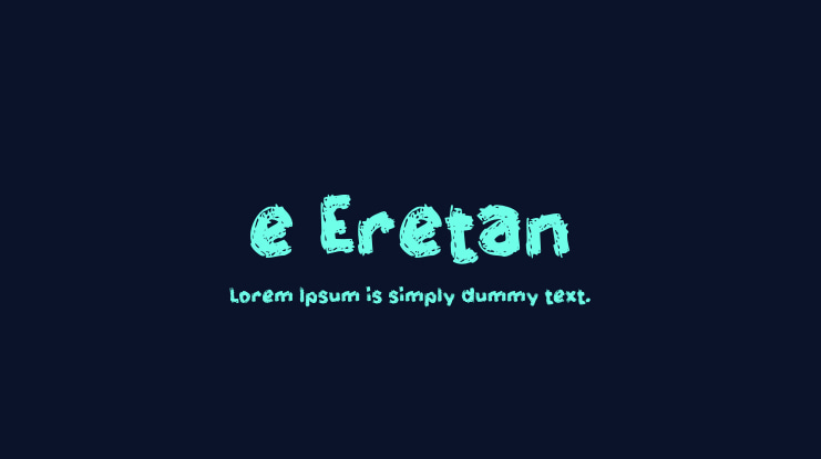e Eretan Font
