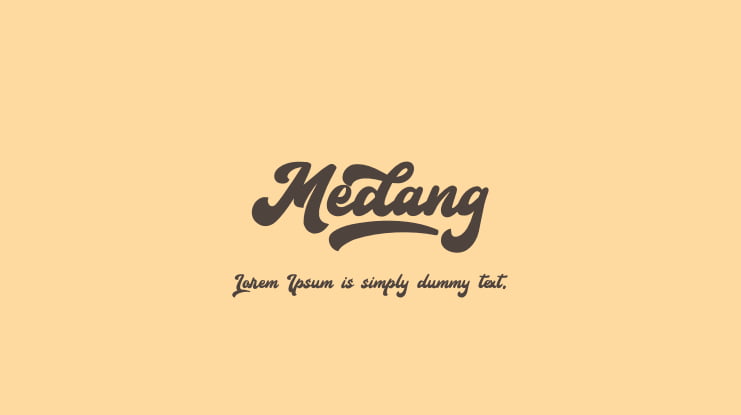 Medang Font