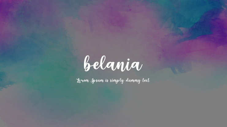 belania Font