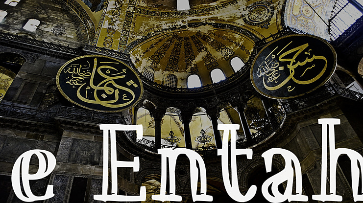 e Entah Font