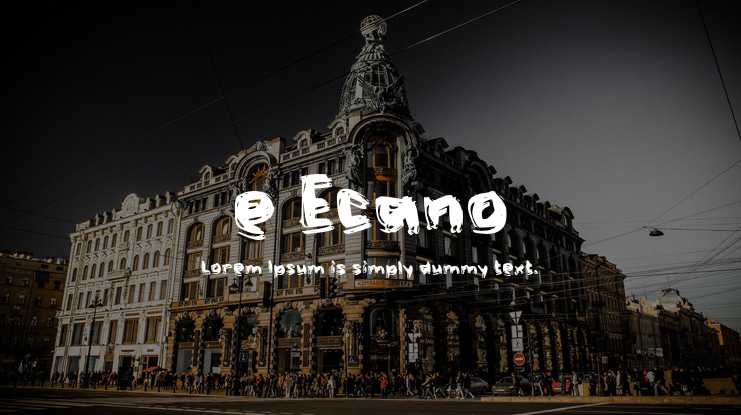 e Ecano Font