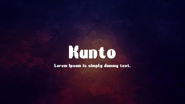 Kunto Font