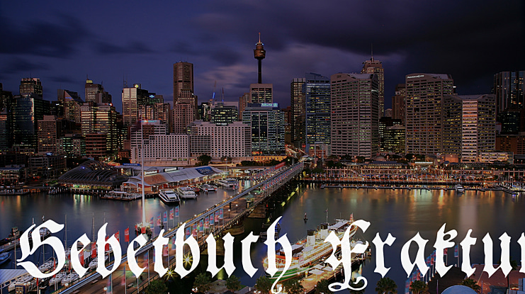 Gebetbuch Fraktur Font