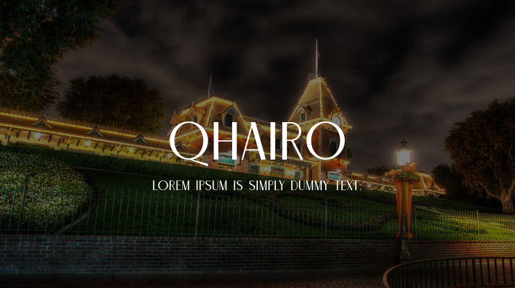 Qhairo Font