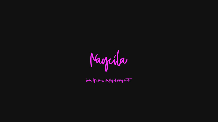 Naycila Font