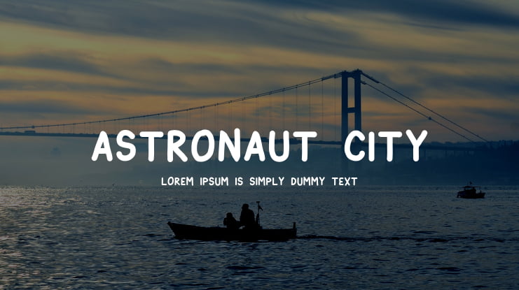 Astronaut City Font