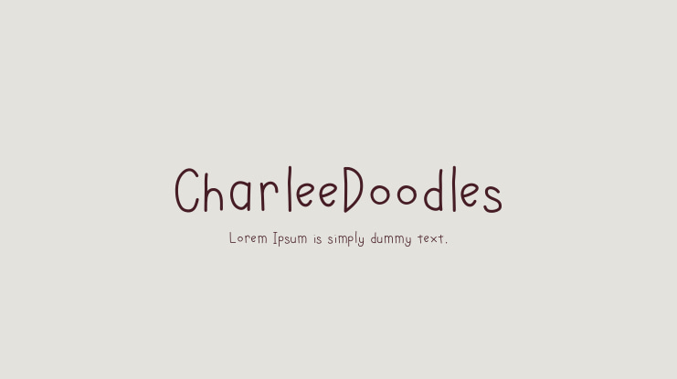 CharleeDoodles Font
