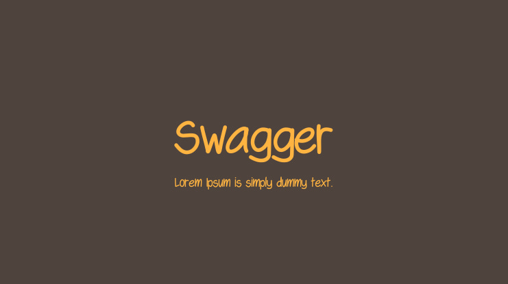 Swagger Font Family