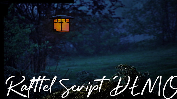 Rafttel Script DEMO Font