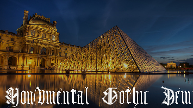 Monumental Gothic Font
