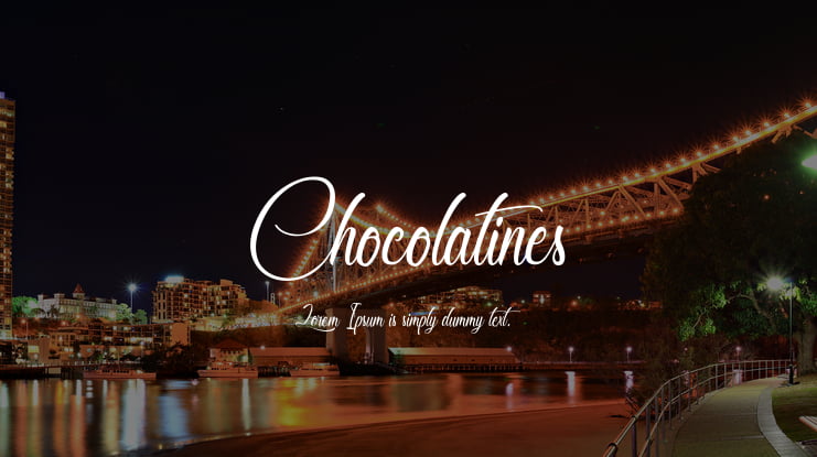 Chocolatines Font