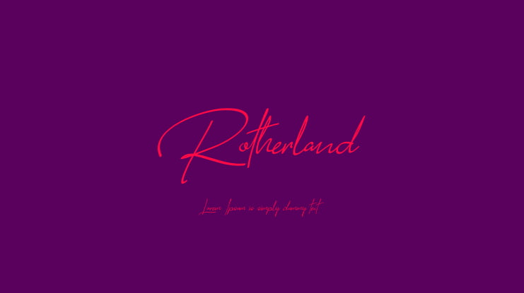 Rotherland Font