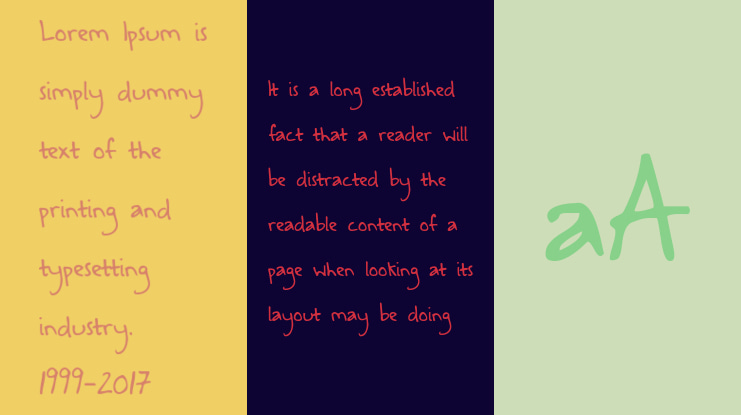 A Safe Place to Fall Font