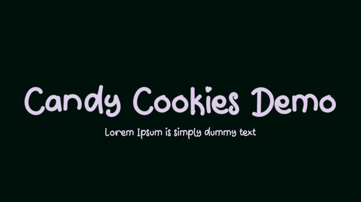 Candy Cookies Demo Font