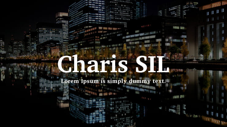 Charis SIL Font Family