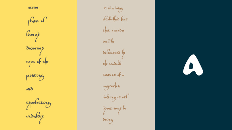 Gotische Minuskel 1269 PW Demo Font