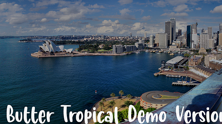 Butter Tropical Demo Version Font Family