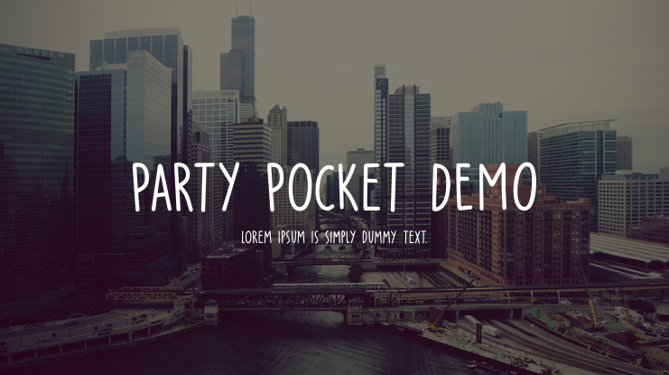 Party Pocket DEMO Font