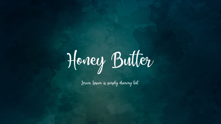 Honey Butter Font