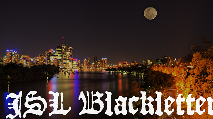 JSL Blackletter Font