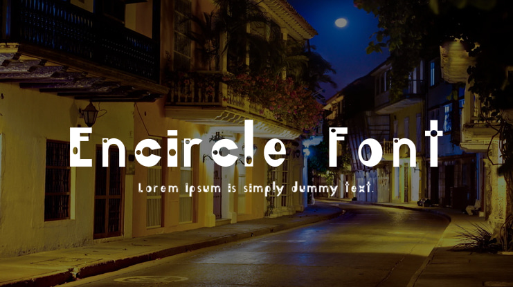 Encircle Font