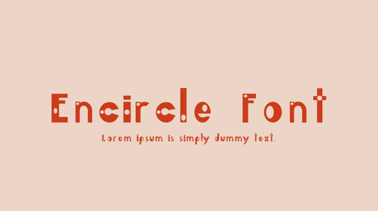 Encircle Font
