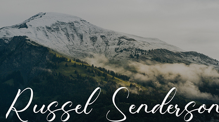Russel Senderson Font