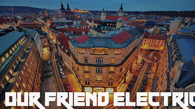 Our Friend Electric Font