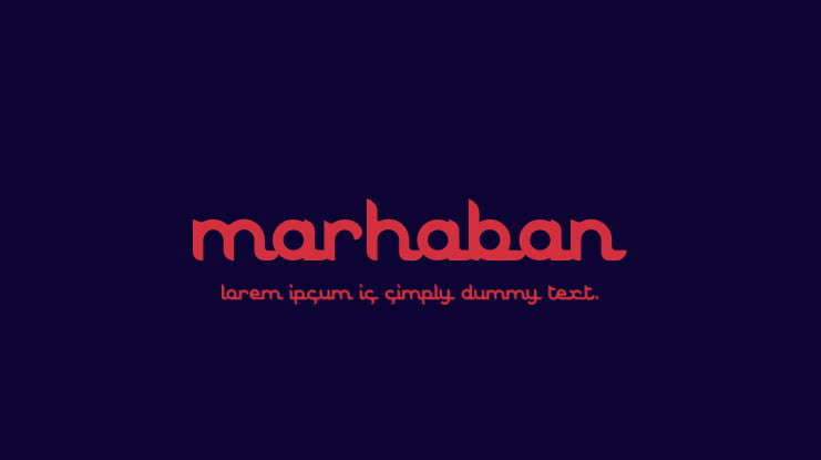 Marhaban Font