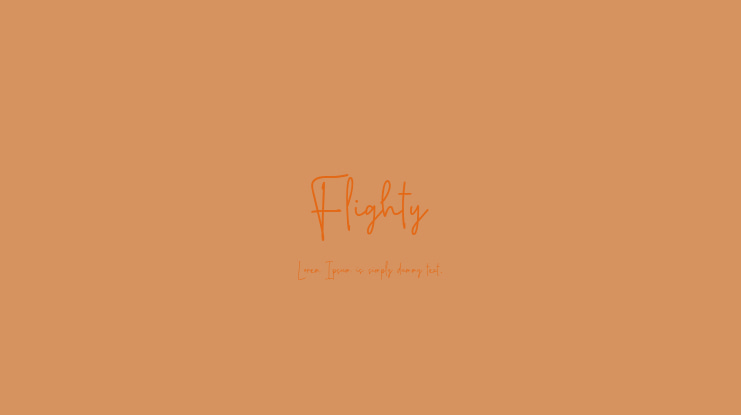 Flighty Font