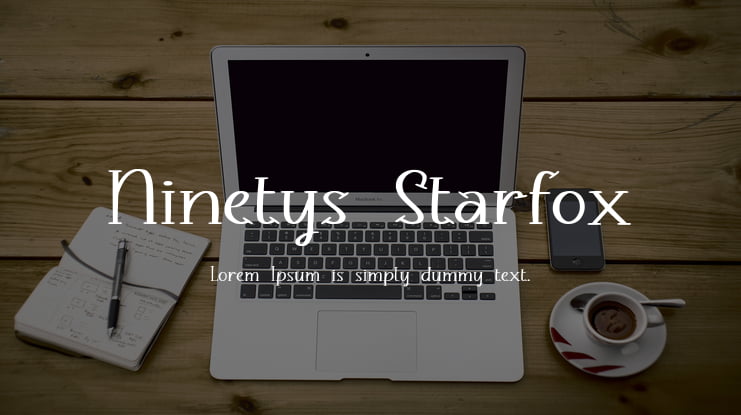 Ninetys Starfox Font