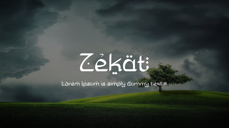 Zekat Font