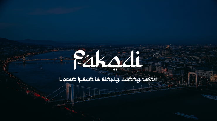 Fakodi Font