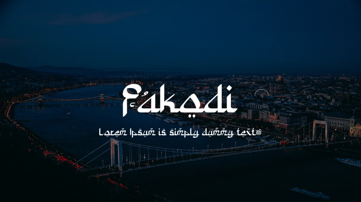 Fakodi Font
