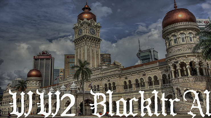 WW2Blackletter Font Family