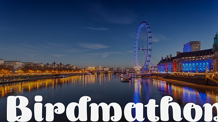 Birdmathon Font Family