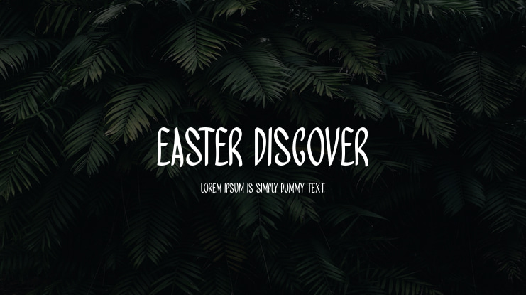 Easter Discover Font