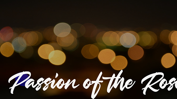 Passion of the Rose Font