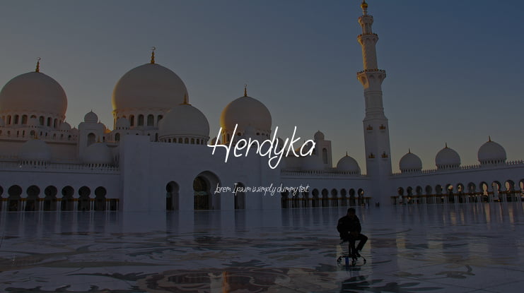 Hendyka Font