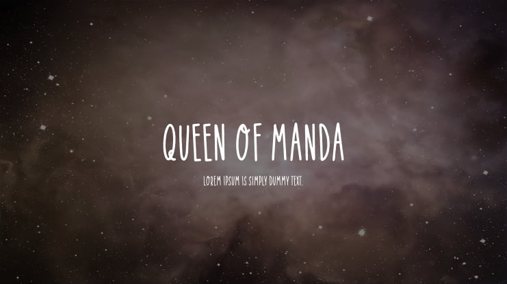 Queen Of Manda Font