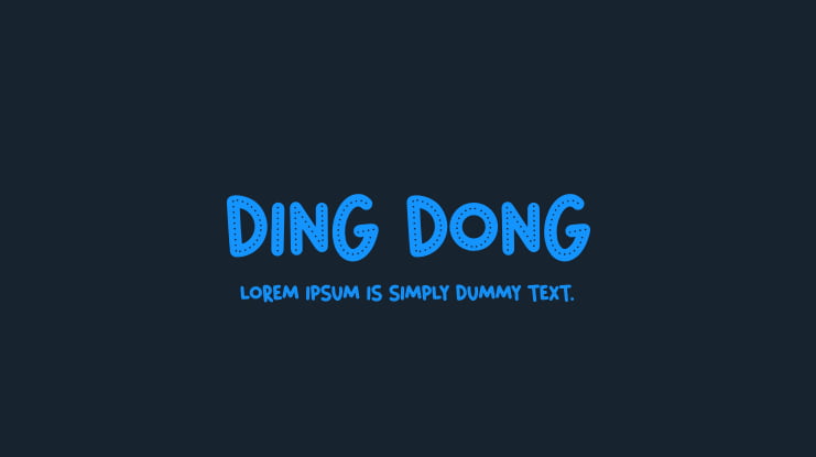 Ding Dong Font