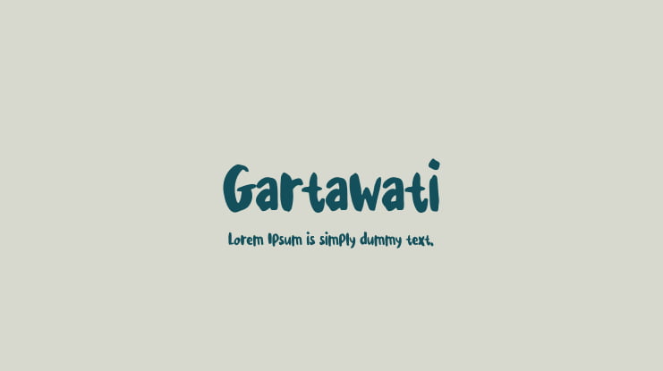 Gartawati Font