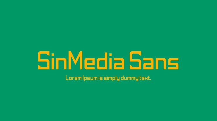 SinMedia Sans Font