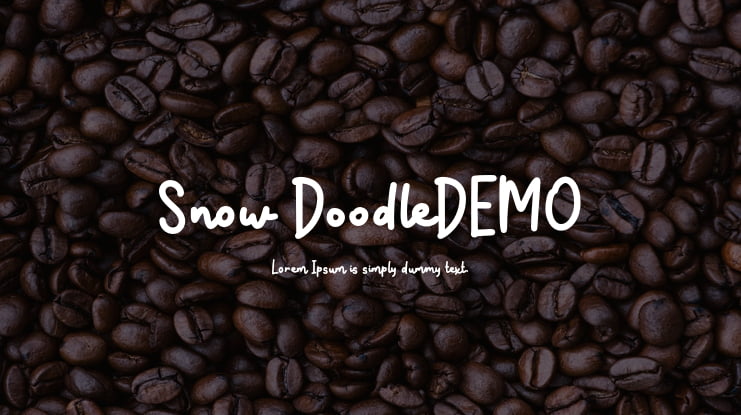 Snow DoodleDEMO Font