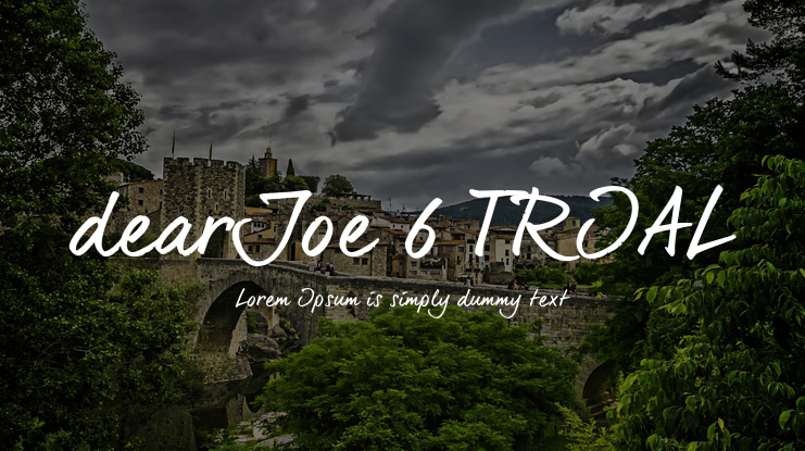 dearJoe 6 TRIAL Font