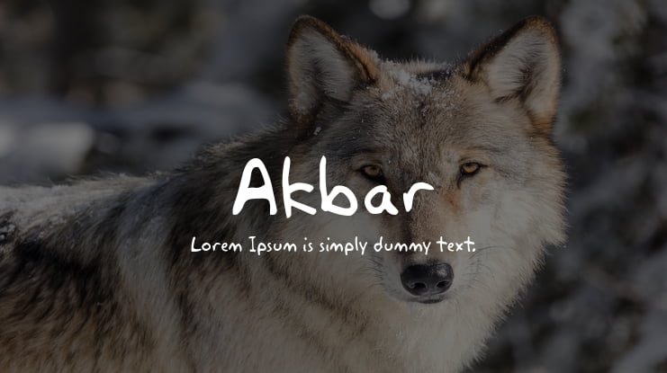 Akbar Font