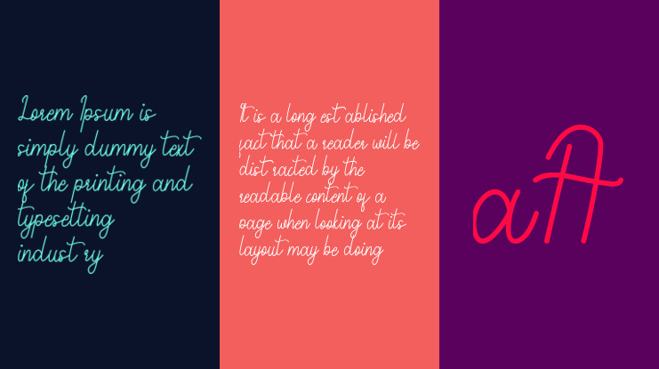 Walkingday Demo Font