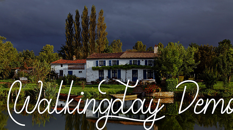 Walkingday Demo Font